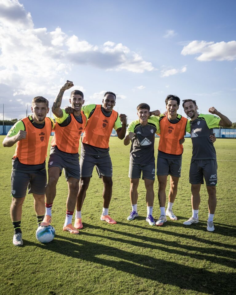 cagliari allenamento